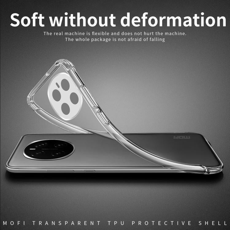 For Honor Magic7 MOFI Ming Series Ultra-thin TPU Phone Case - Transparent