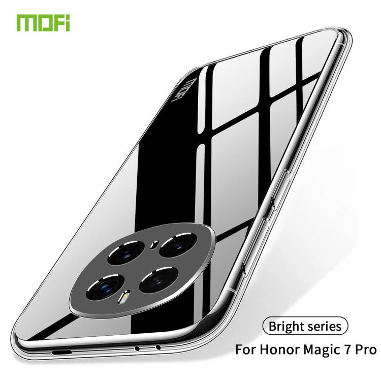 For Honor Magic7 Pro MOFI Ming Series Ultra-thin TPU Phone Case - Transparent