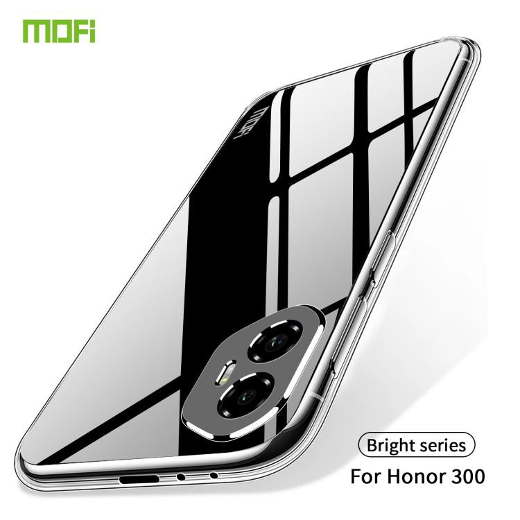For Honor 300 MOFI Ming Series Ultra-thin TPU Phone Case - Transparent