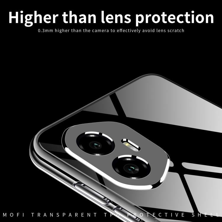 For Honor 300 MOFI Ming Series Ultra-thin TPU Phone Case - Transparent