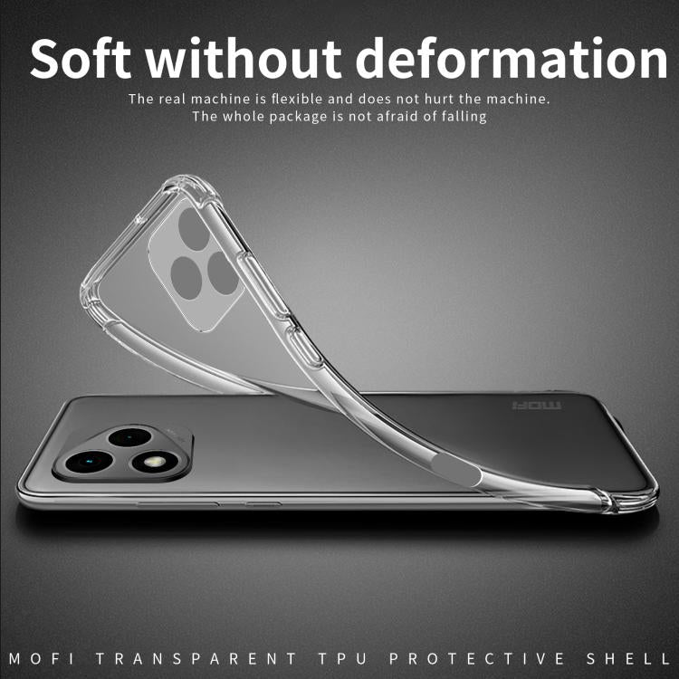 For Honor 400 Lite Global MOFI Ming Series Ultra-thin TPU Phone Case - Transparent