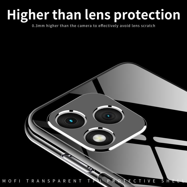 For Honor 400 Lite Global MOFI Ming Series Ultra-thin TPU Phone Case - Transparent