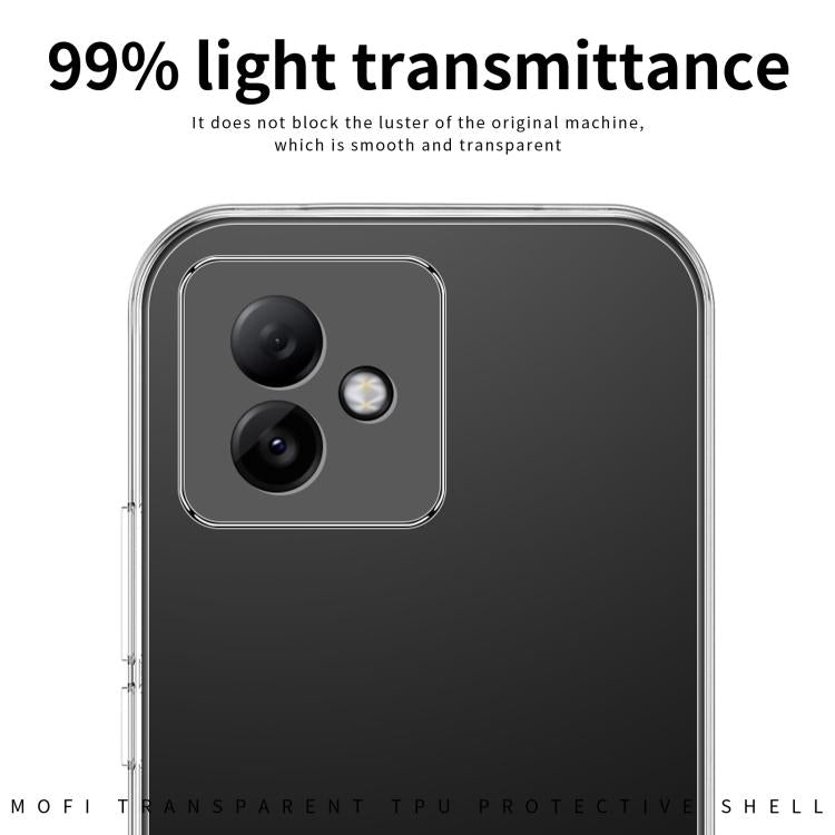 For Honor X60 GT MOFI Ming Series Ultra-thin TPU Phone Case - Transparent