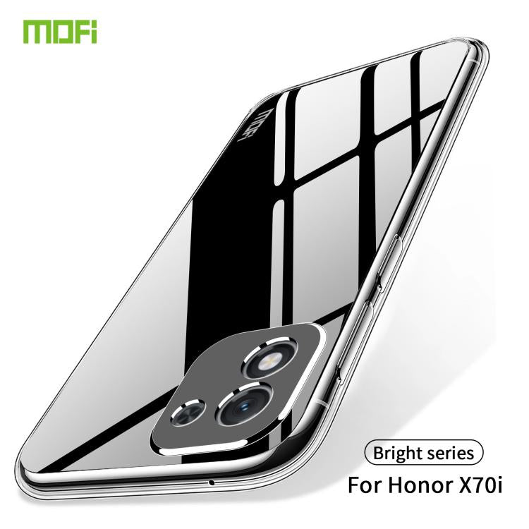 For Honor X70i MOFI Ming Series Ultra-thin TPU Phone Case - Transparent