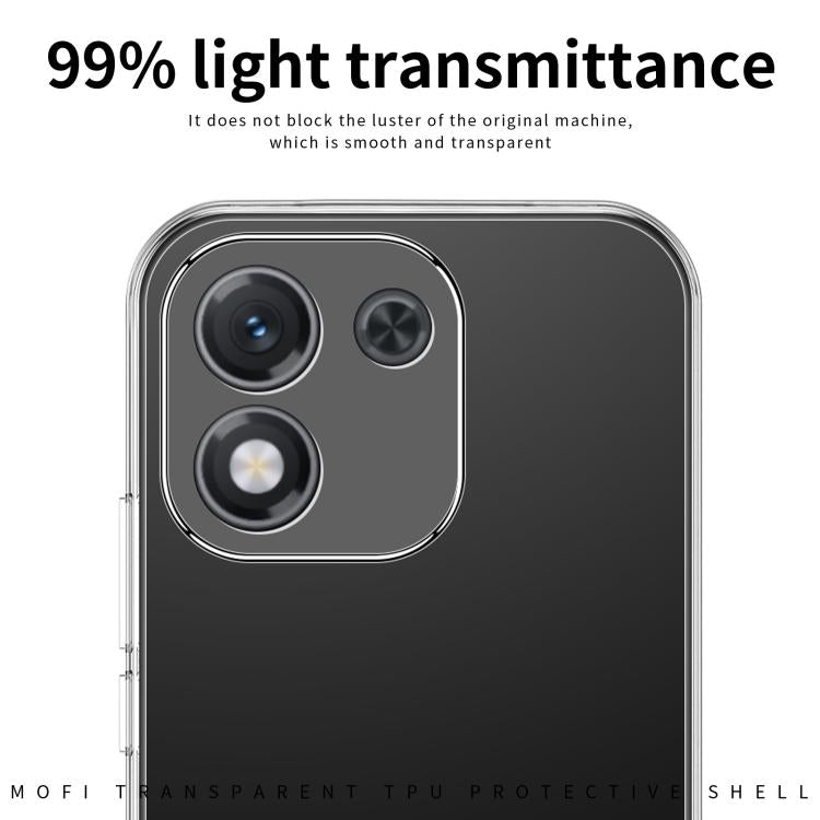 For Honor X70i MOFI Ming Series Ultra-thin TPU Phone Case - Transparent