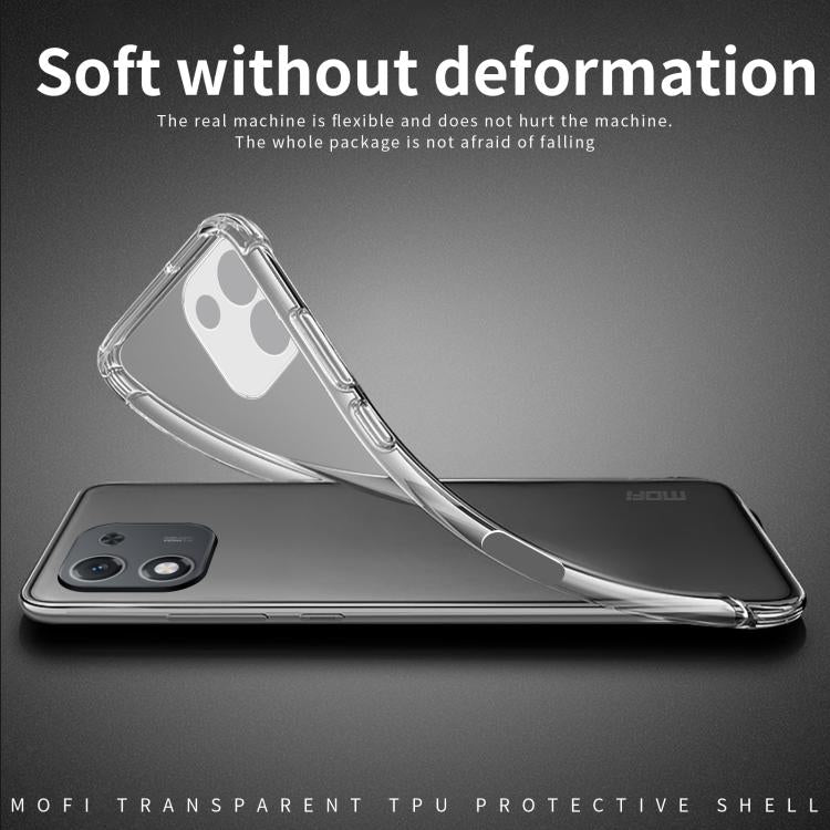 For Honor X70i MOFI Ming Series Ultra-thin TPU Phone Case - Transparent