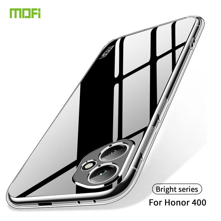 For Honor 400 Global MOFI Ming Series Ultra-thin TPU Phone Case - Transparent
