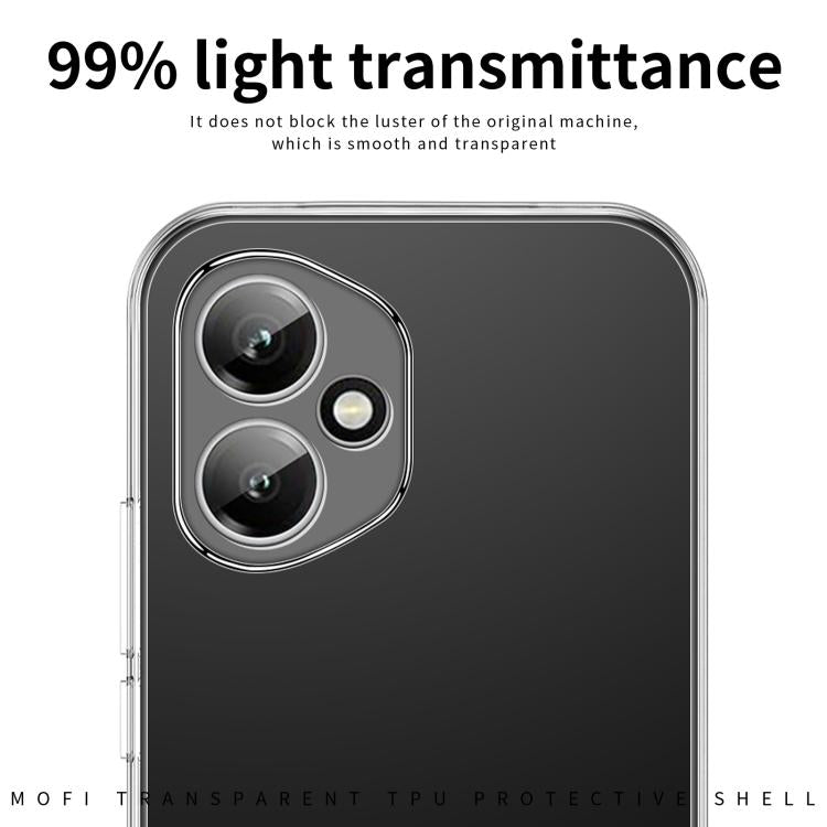 For Honor 400 Global MOFI Ming Series Ultra-thin TPU Phone Case - Transparent