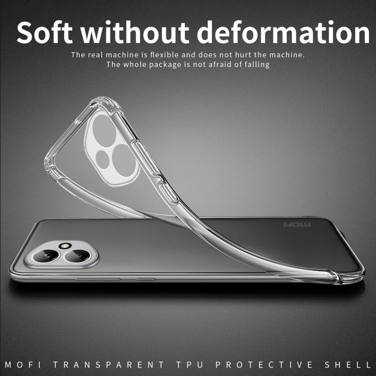 For Honor 400 Global MOFI Ming Series Ultra-thin TPU Phone Case - Transparent