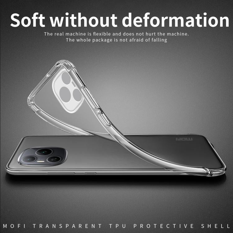 For Honor Power MOFI Ming Series Ultra-thin TPU Phone Case - Transparent