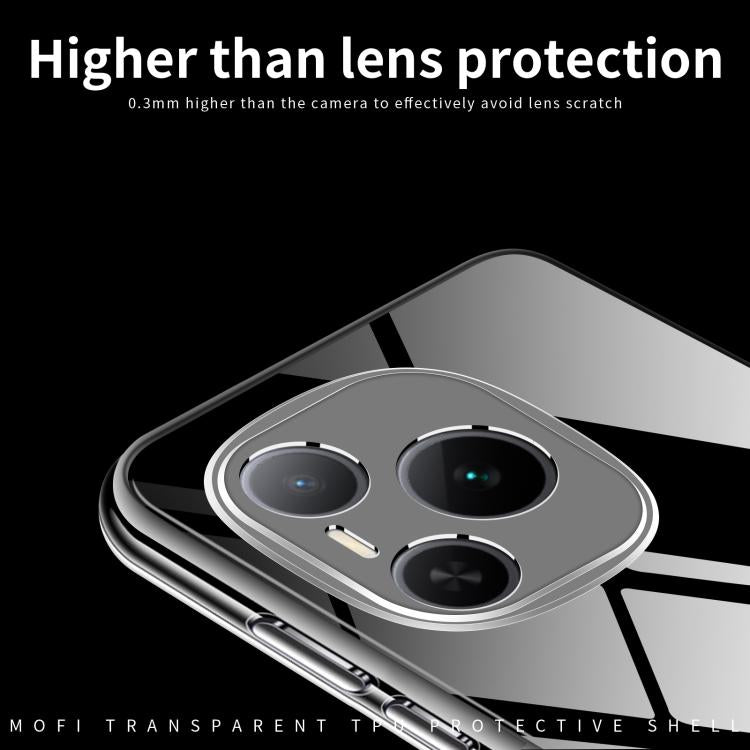 For Honor Power MOFI Ming Series Ultra-thin TPU Phone Case - Transparent