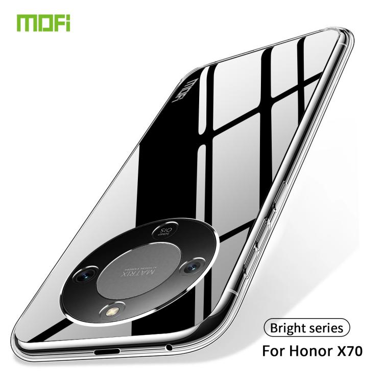 For Honor X70 MOFI Ming Series Ultra-thin TPU Phone Case - Transparent