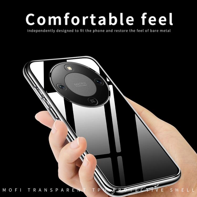 For Honor X70 MOFI Ming Series Ultra-thin TPU Phone Case - Transparent