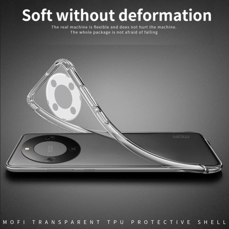 For Honor X70 MOFI Ming Series Ultra-thin TPU Phone Case - Transparent