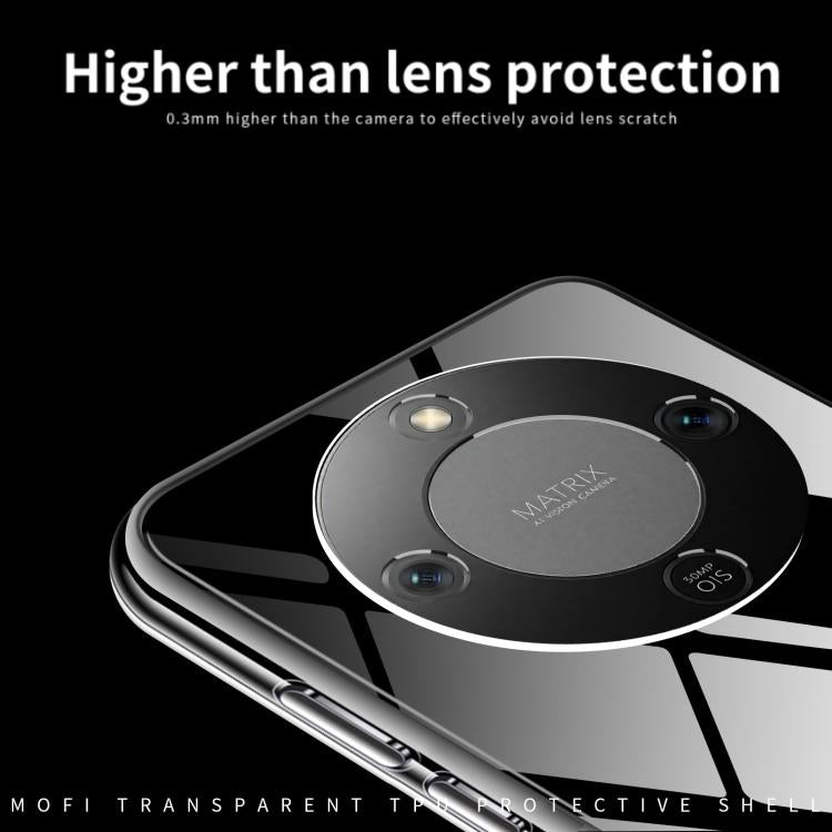 For Honor X70 MOFI Ming Series Ultra-thin TPU Phone Case - Transparent