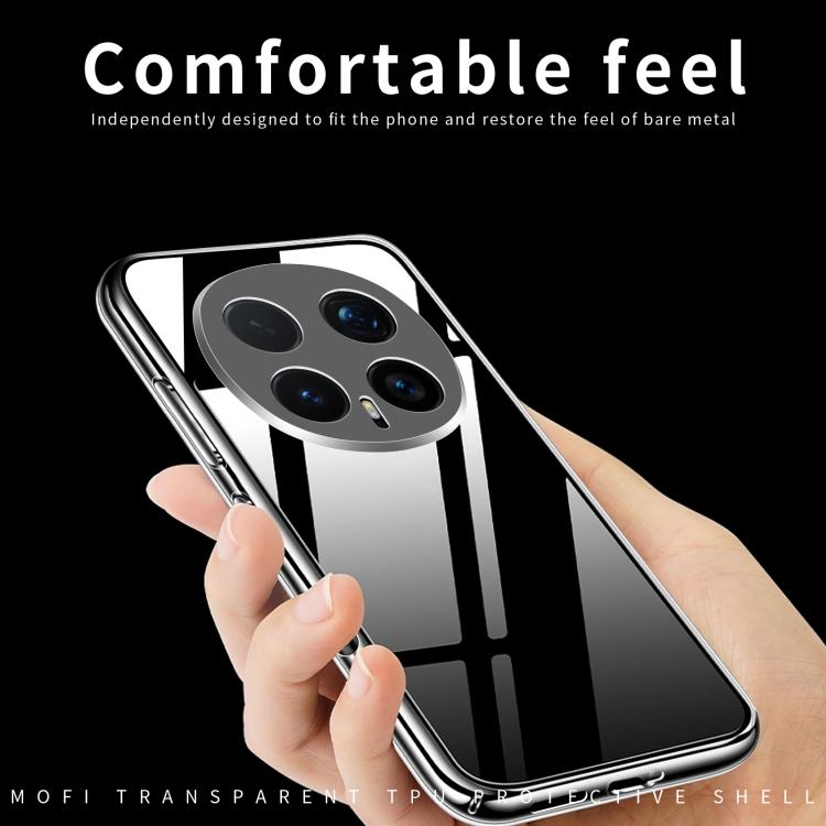 For Honor Magic8 MOFI Ming Series Ultra-thin TPU Phone Case - Transparent