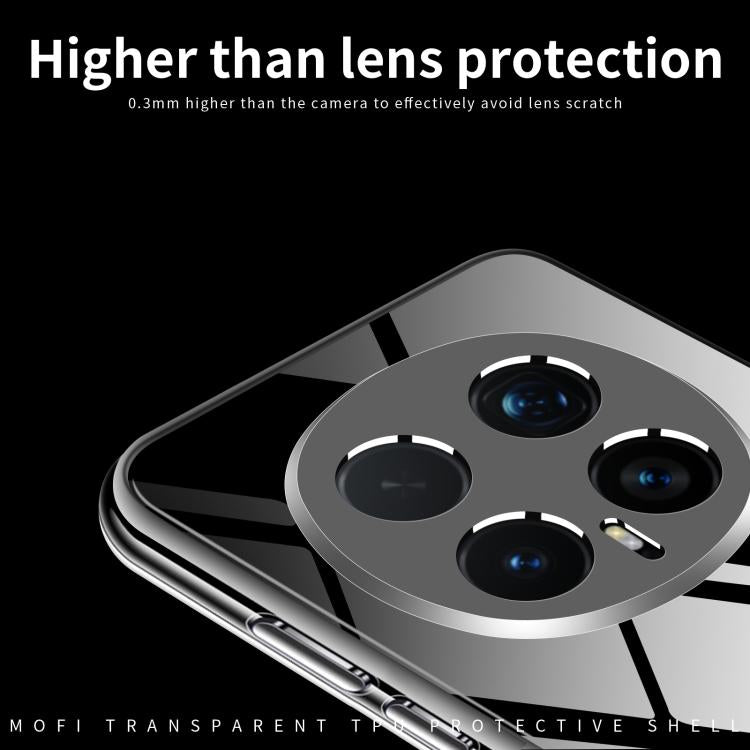 For Honor Magic8 MOFI Ming Series Ultra-thin TPU Phone Case - Transparent