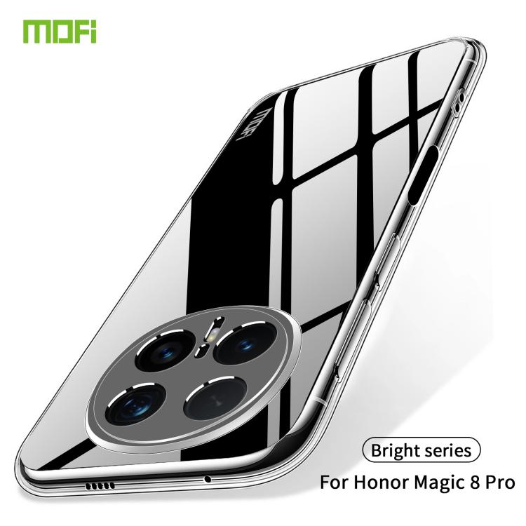For Honor Magic8 Pro MOFI Ming Series Ultra-thin TPU Phone Case - Transparent