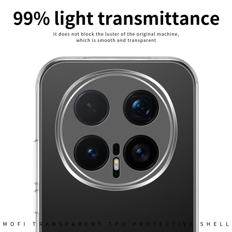 For Honor Magic8 Pro MOFI Ming Series Ultra-thin TPU Phone Case - Transparent