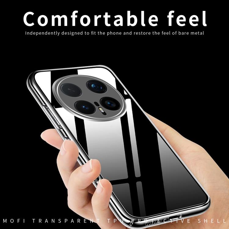 For Honor Magic8 Pro MOFI Ming Series Ultra-thin TPU Phone Case - Transparent