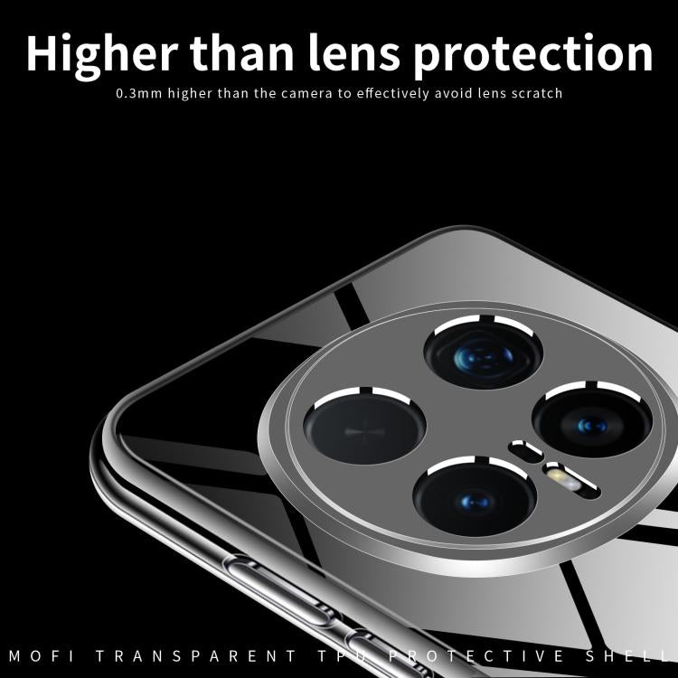 For Honor Magic8 Pro MOFI Ming Series Ultra-thin TPU Phone Case - Transparent