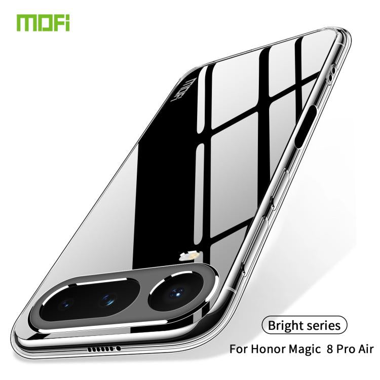 For Honor Magic8 Pro Air MOFI Ming Series Ultra-thin TPU Phone Case - Transparent
