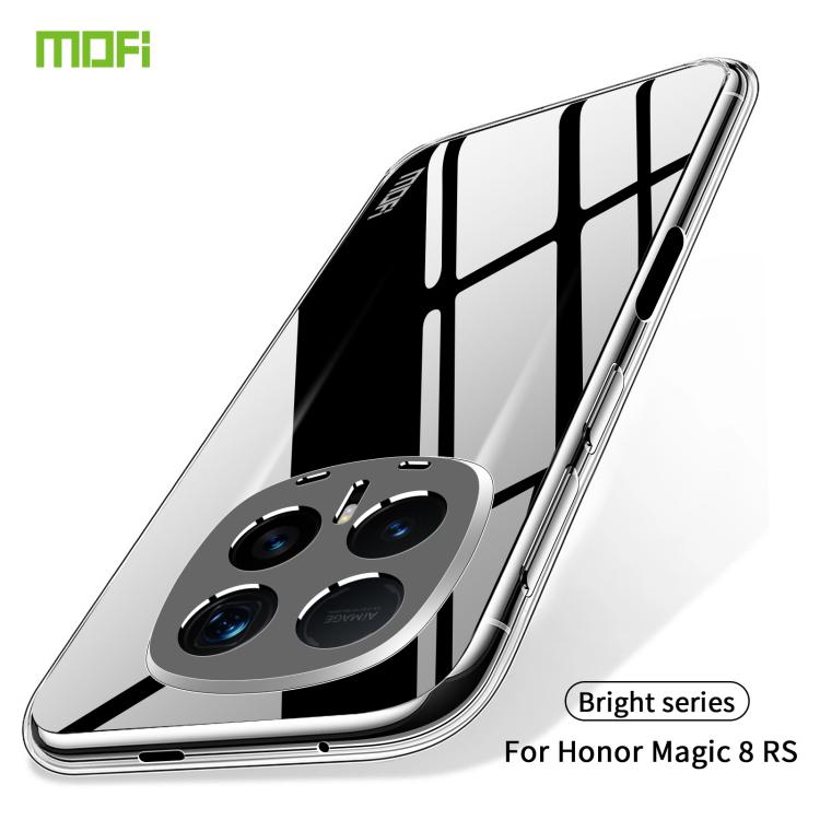 For Honor Magic8 RSR MOFI Ming Series Ultra-thin TPU Phone Case - Transparent