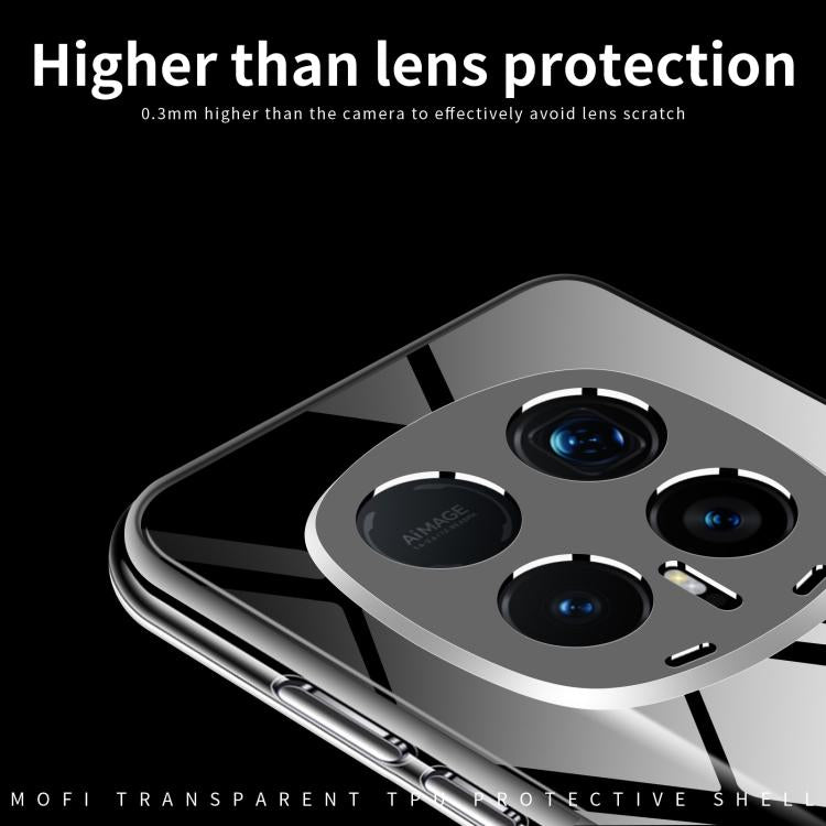 For Honor Magic8 RSR MOFI Ming Series Ultra-thin TPU Phone Case - Transparent