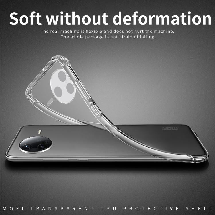 For Xiaomi Redmi K80 MOFI Ming Series Ultra-thin TPU Phone Case - Transparent
