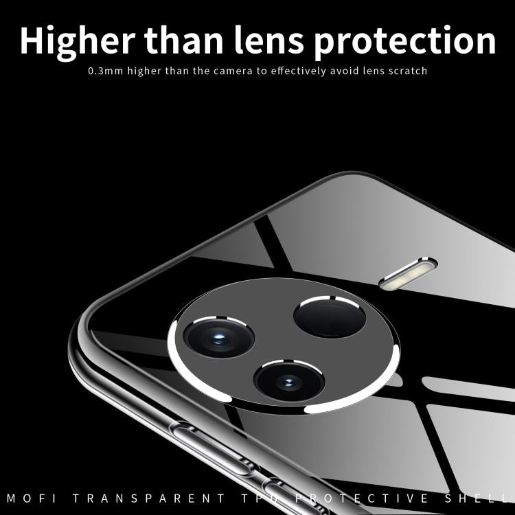 For Xiaomi Redmi K80 MOFI Ming Series Ultra-thin TPU Phone Case - Transparent