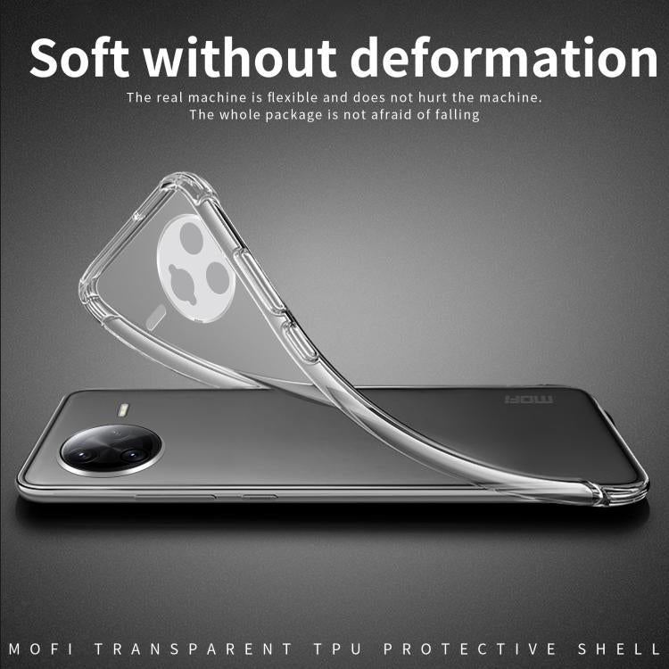 For Xiaomi Redmi K80 Pro MOFI Ming Series Ultra-thin TPU Phone Case - Transparent