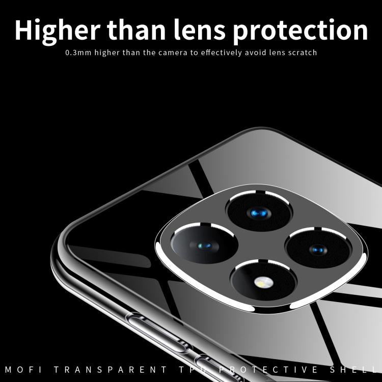 For Redmi Note 14 Pro 4G MOFI Ming Series Ultra-thin TPU Phone Case - Transparent