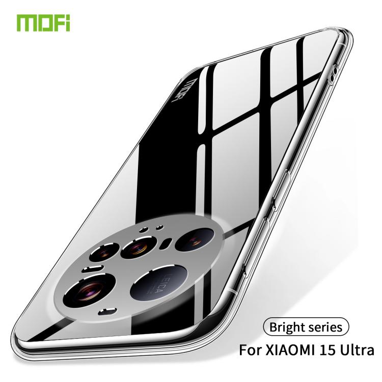 For Xiaomi 15 Ultra MOFI Ming Series Ultra-thin TPU Phone Case - Transparent