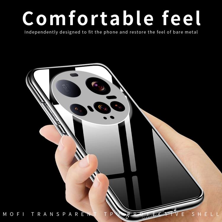 For Xiaomi 15 Ultra MOFI Ming Series Ultra-thin TPU Phone Case - Transparent