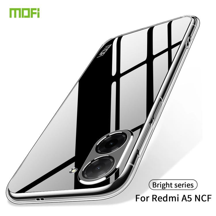 For Xiaomi Redmi A5 NFC 173.3mm MOFI Ming Series Ultra-thin TPU Phone Case - Transparent