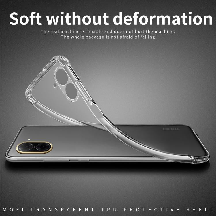 For Xiaomi Redmi A5 NFC 173.3mm MOFI Ming Series Ultra-thin TPU Phone Case - Transparent