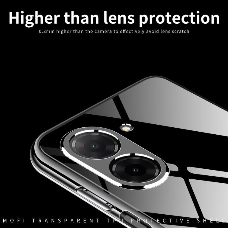 For Xiaomi Redmi A5 NFC 173.3mm MOFI Ming Series Ultra-thin TPU Phone Case - Transparent