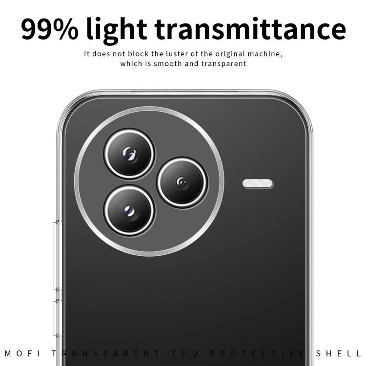 For Xiaomi Civi 5 Pro MOFI Ming Series Ultra-thin TPU Phone Case - Transparent