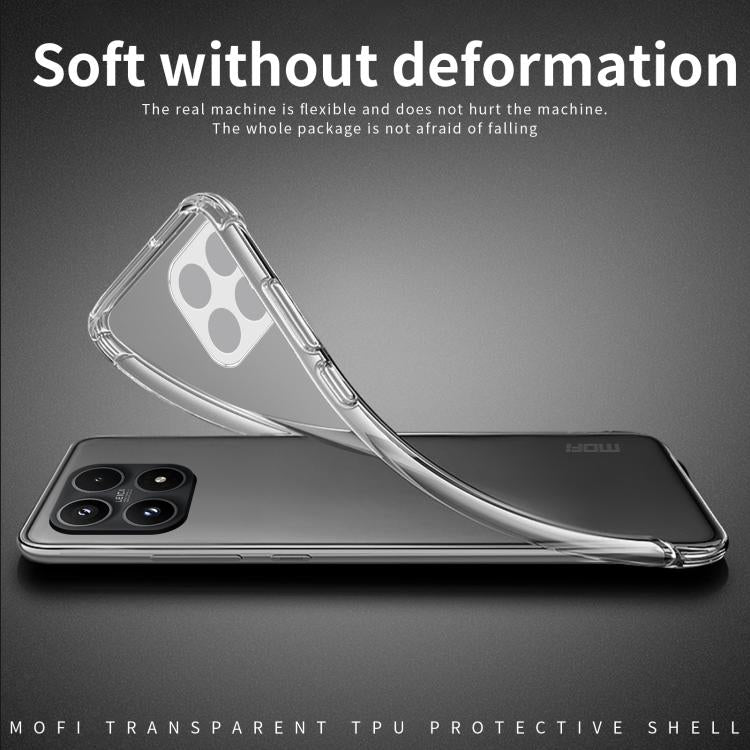 For Xiaomi 17 MOFI Ming Series Ultra-thin TPU Phone Case - Transparent