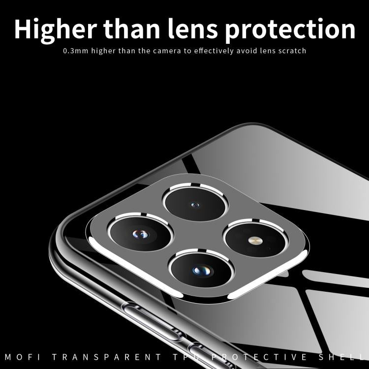 For Xiaomi 17 MOFI Ming Series Ultra-thin TPU Phone Case - Transparent
