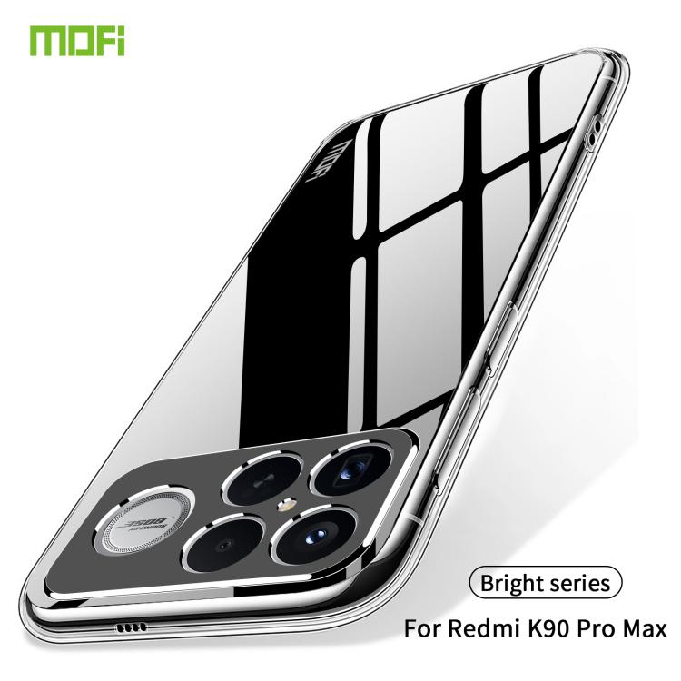 For Redmi K90 Pro Max / Poco F8 Ultra MOFI Ming Series Ultra-thin TPU Phone Case - Transparent