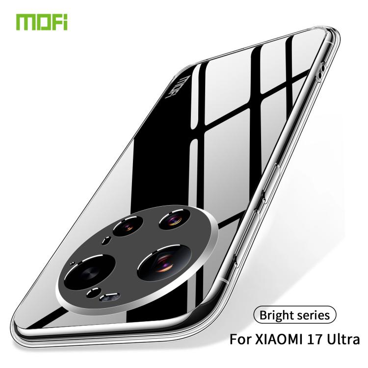 For Xiaomi 17 Ultra MOFI Ming Series Ultra-thin TPU Phone Case - Transparent