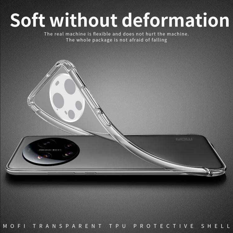 For Xiaomi 17 Ultra MOFI Ming Series Ultra-thin TPU Phone Case - Transparent