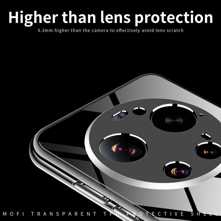 For Xiaomi 17 Ultra MOFI Ming Series Ultra-thin TPU Phone Case - Transparent