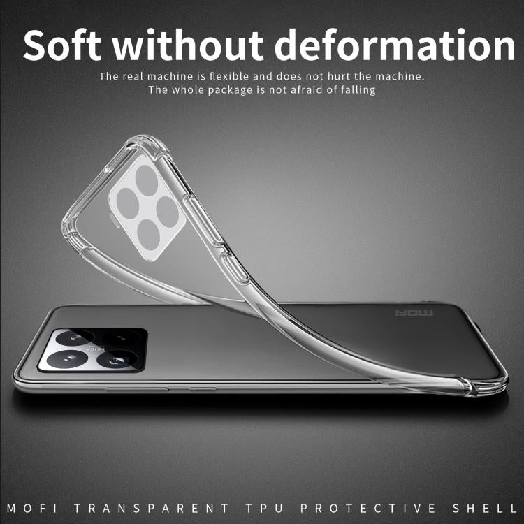 For Xiaomi 17T MOFI Ming Series Ultra-thin TPU Phone Case - Transparent