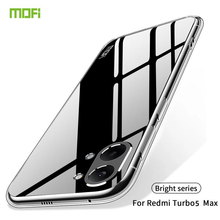 For Redmi Turbo 5 Max / Poco X8 Pro Max 5G MOFI Ming Series Ultra-thin TPU Phone Case - Transparent