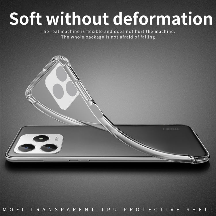 For Realme C63 / C61 MOFI Ming Series Ultra-thin TPU Phone Case - Transparent