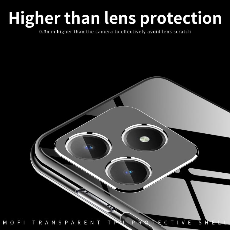 For Realme C63 / C61 MOFI Ming Series Ultra-thin TPU Phone Case - Transparent
