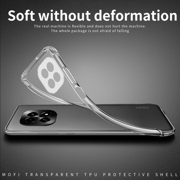 For Realme V60 MOFI Ming Series Ultra-thin TPU Phone Case - Transparent