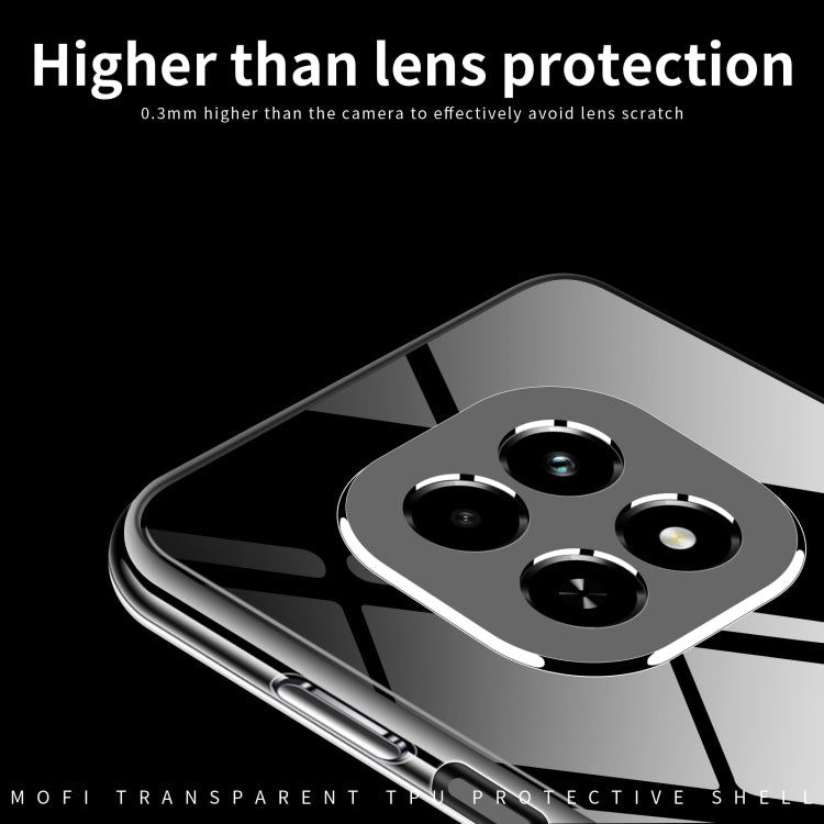 For Realme V60 MOFI Ming Series Ultra-thin TPU Phone Case - Transparent